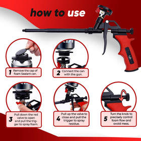 Luft Werkzeuge foam gun spring trigger for adjustable flow control