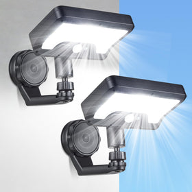 LUHLEE magnetic solar light base enables easy attachment to walls or fences.