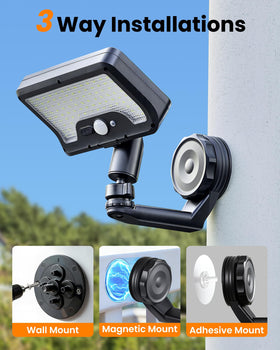 LUHLEE 3-modes motion sensor enhances night security with flexible lighting.