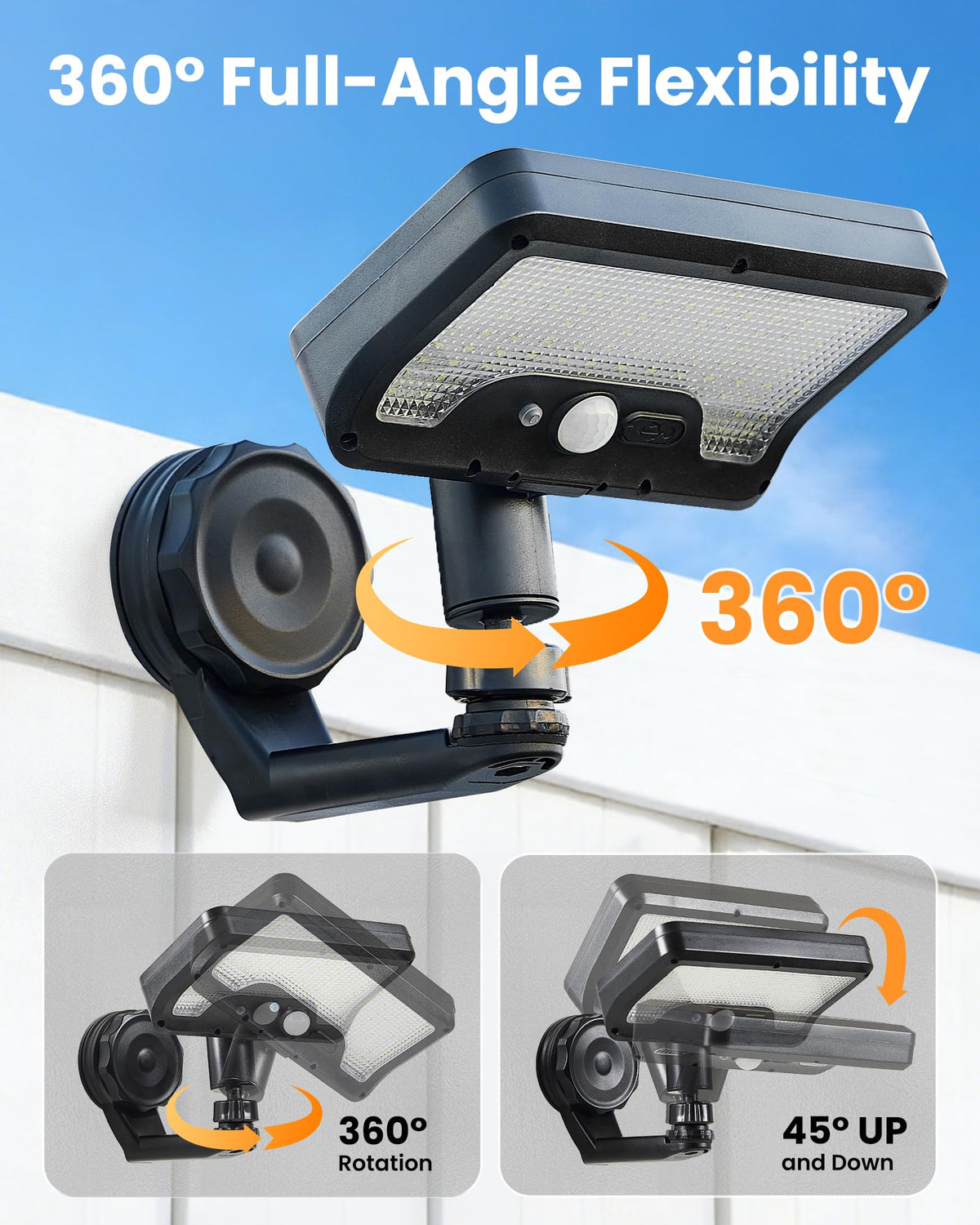 LUHLEE USB and solar dual charging keeps lights ready and eco-friendly.