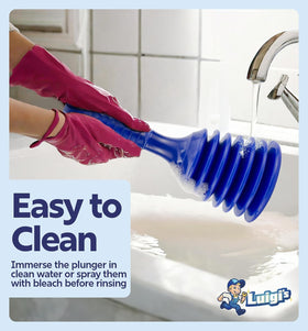 Luigi's Plunger pro tip helps with overflow by sealing the drain.