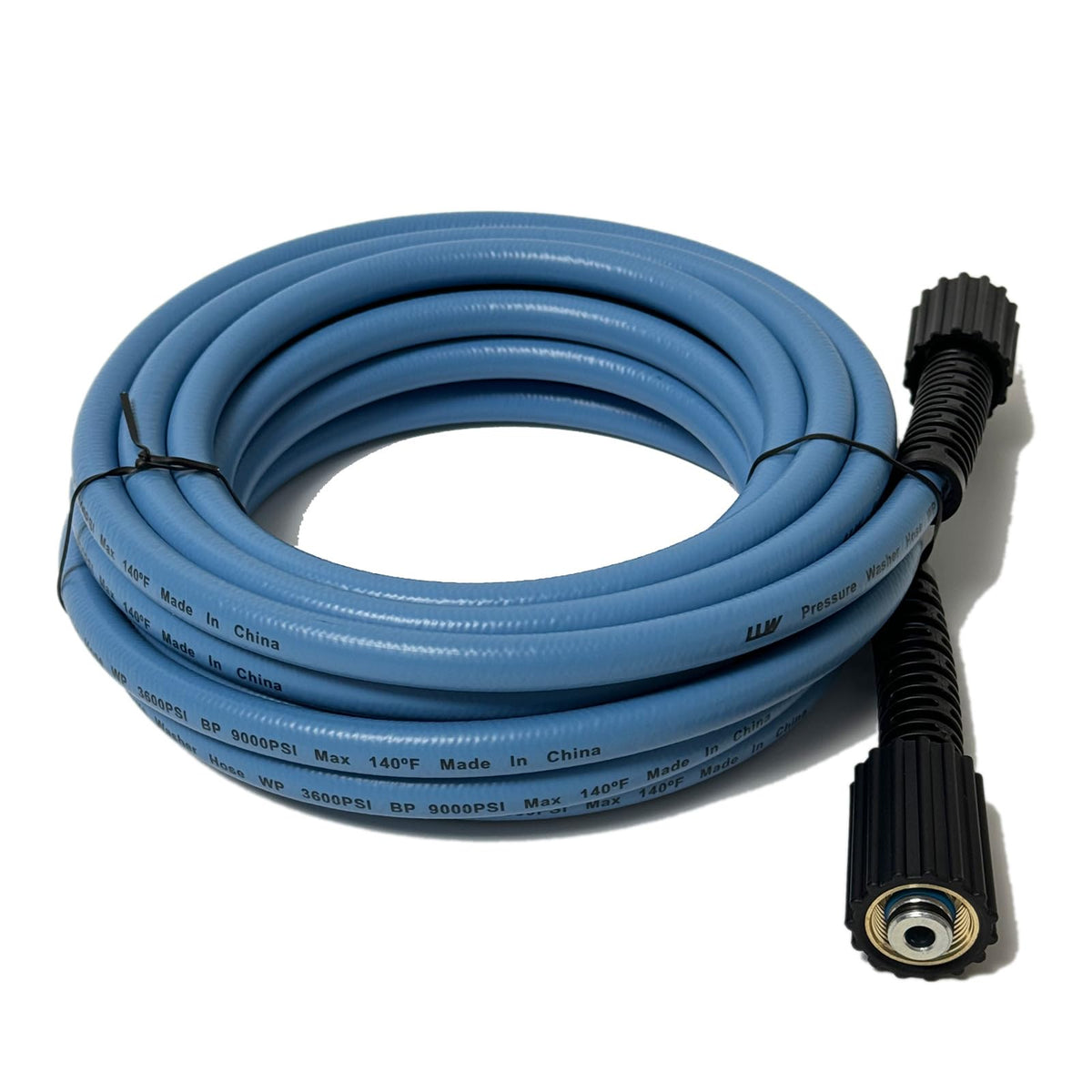 LULUW 25ft high-pressure hose offering extended reach for versatile cleaning.