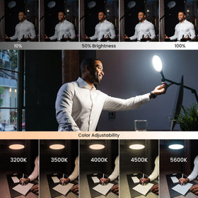 29-inch rotating arm extends illumination across the desk with Edge 2.0