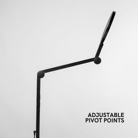 Desk clamp secures Edge 2.0 to desks up to 3.3 inches thick