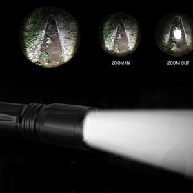 LUMENSHOOTER battery-compatible design supports AAA or rechargeable power.