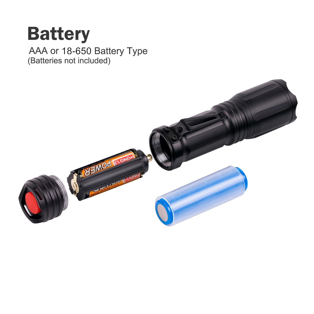 LUMENSHOOTER zoomable lens allows distant focus or wide-area lighting.