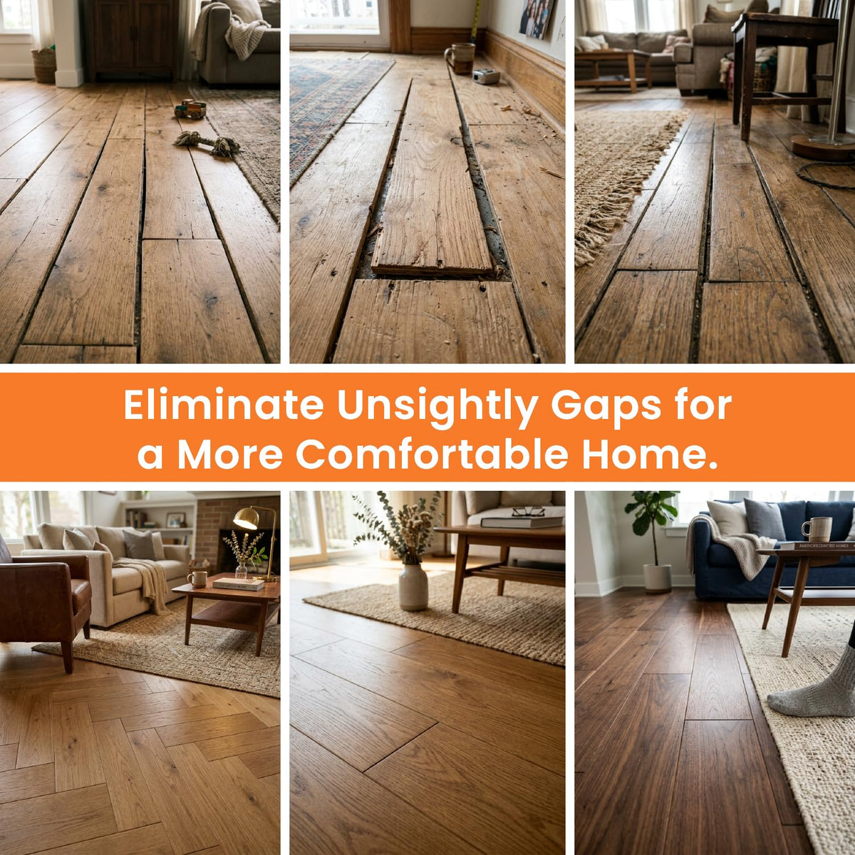 LumiHol versatile laminate gap fixer for quick gap closure