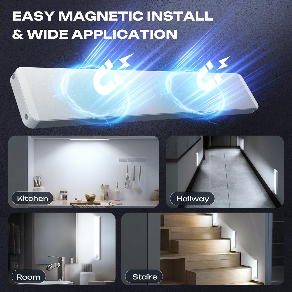 Lumijoli 2200mAh rechargeable battery powering long-lasting LED light