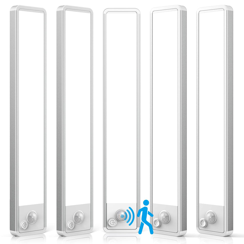 Lumijoli 5-pack under-cabinet light with magnetic mounting for easy installation
