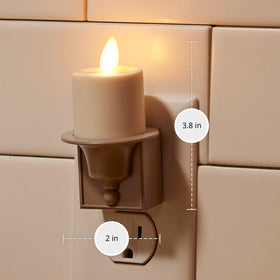 Luminara decorative indoor night light adds cozy ambience.