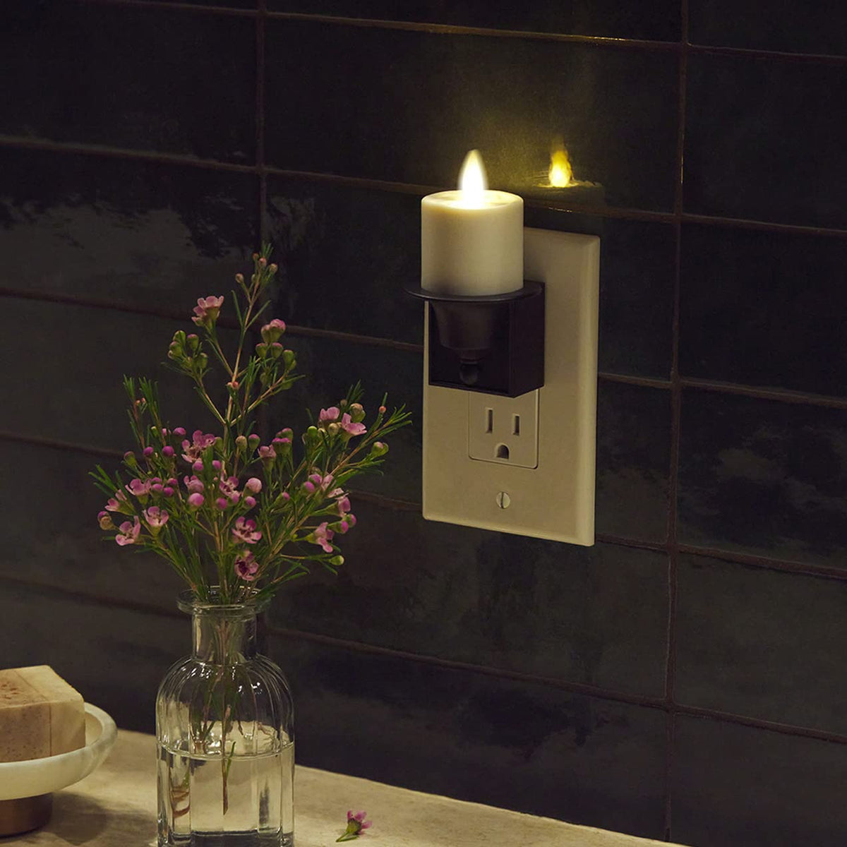 Luminara night light perfect for bathrooms, bedrooms, or hallways.