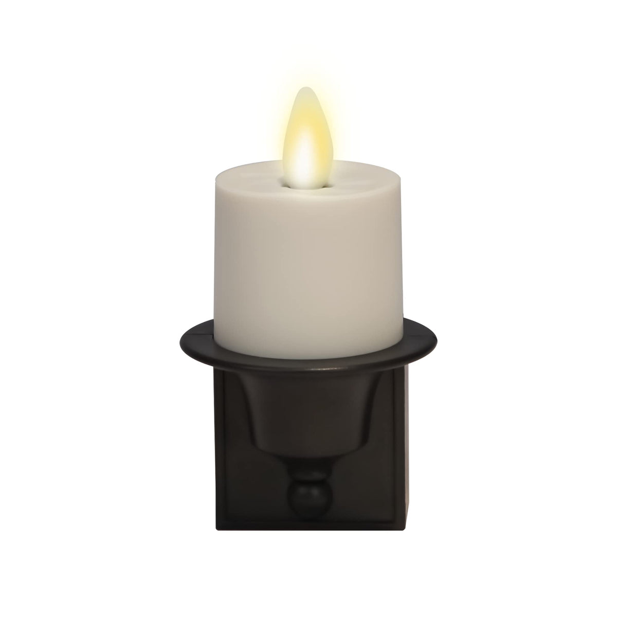 Luminara nightlight with dusk-to-dawn sensor automatically lights hallways.