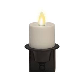 Luminara nightlight with dusk-to-dawn sensor automatically lights hallways.