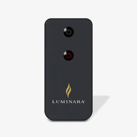 Luminara On-Off Remote front view showing compact control for candles.