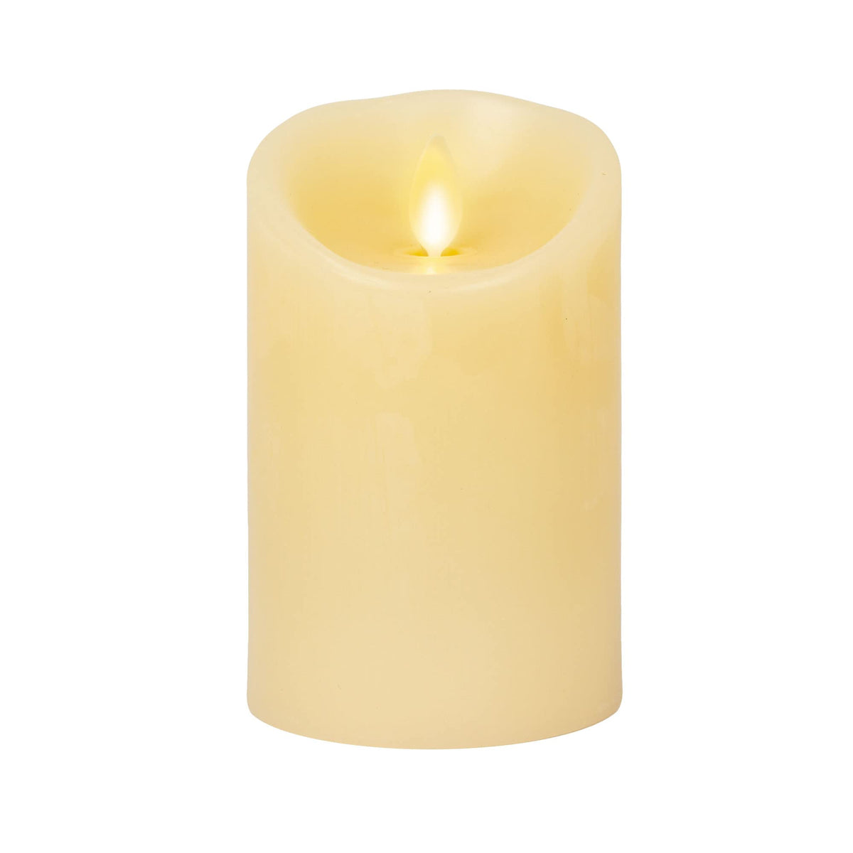 Luminara pillar candle suitable for pet-friendly homes and family spaces.