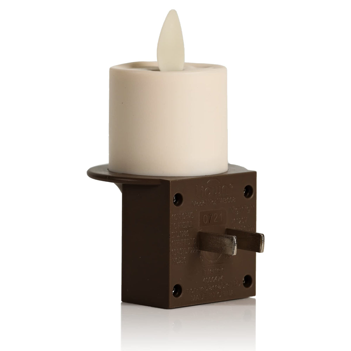 Luminara plug-in design with no batteries required for effortless setup