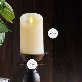 Luminara safe indoor candle alternative with no soot or open flame.