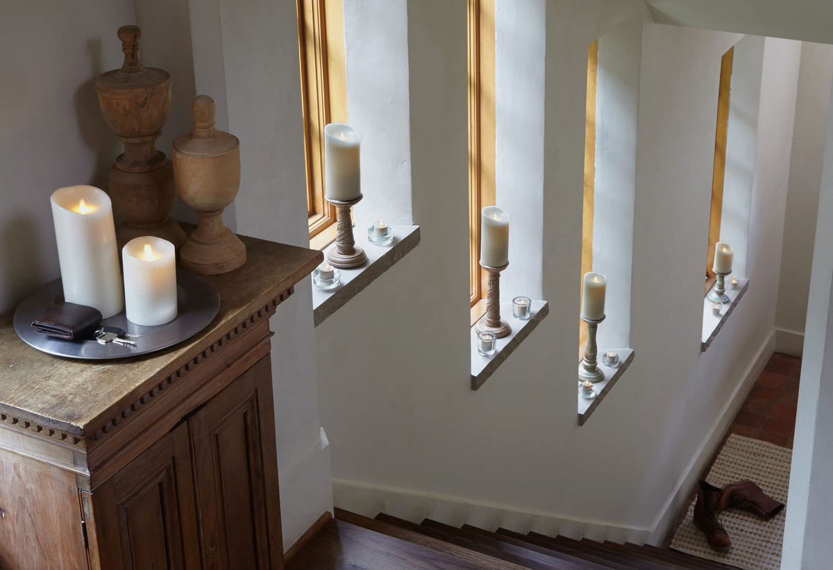 Luminara battery-powered candles safe for homes with kids and pets