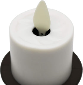 Luminara flameless candle safe for kids and pets in busy hallways