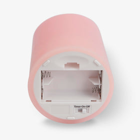 Luminara Saga Rose moving flame detail captures realistic glow safe for indoor use