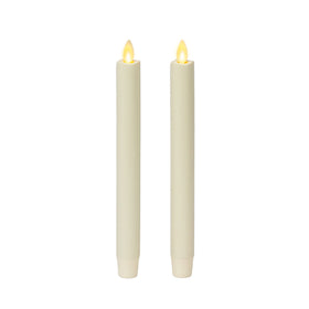 Luminara set2 moving flame LED tapers in ivory create lifelike ambiance for dinners