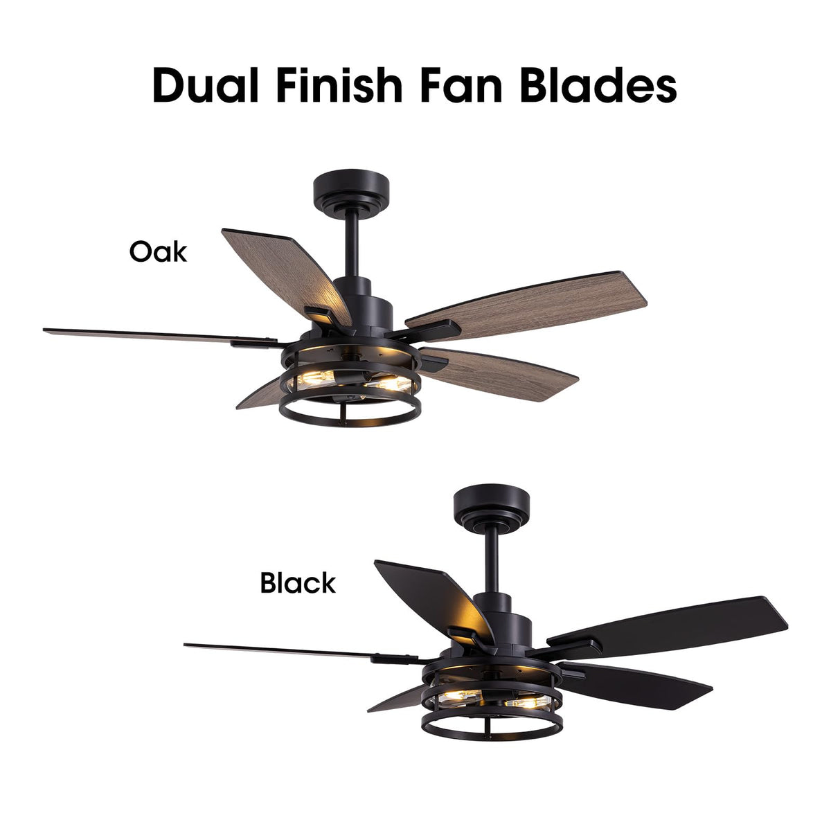 LuminFan indoor-outdoor compatibility for patios and living spaces.