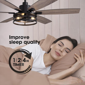 LuminFan pre-assembled design for quick installation