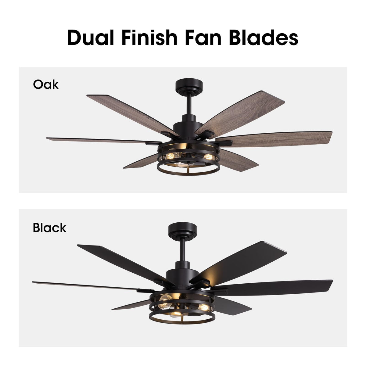 LuminFan quiet operation ideal for bedrooms and quiet living spaces