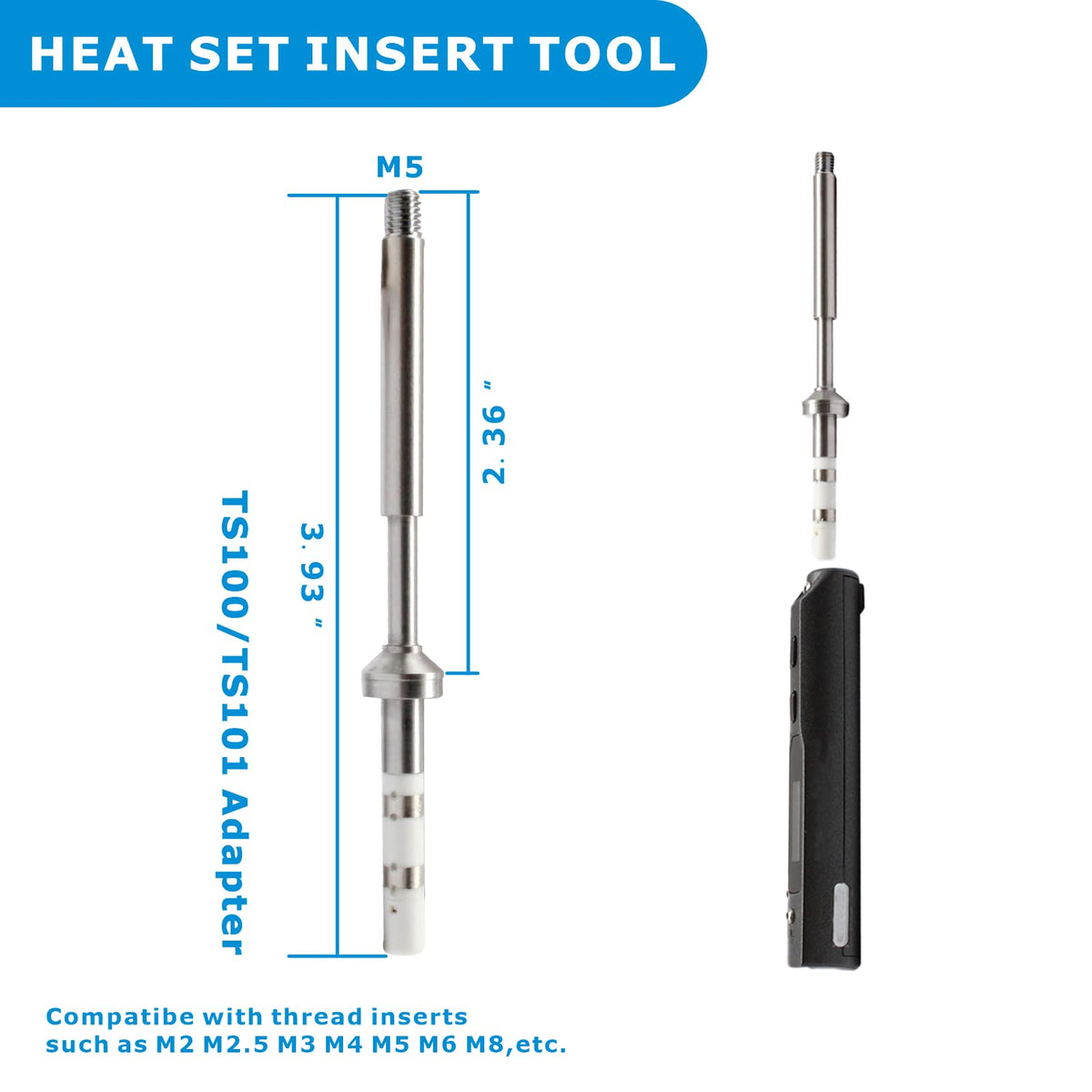 LUMINZENLUX TS100 tip D24 for versatile soldering tasks on dense boards.