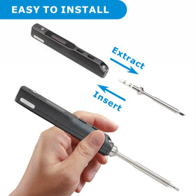 LUMINZENLUX TS100 tip J02 for high-precision joints on fine pins.