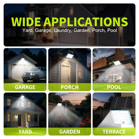 LUMLLSAJI 2-pack for lighting multiple entrances and improving security