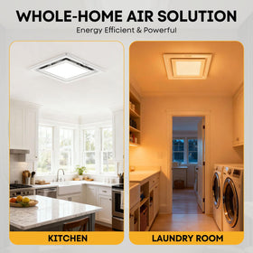 LUMLLSAJI 8x8 mounting opening demonstrates seamless ceiling fit