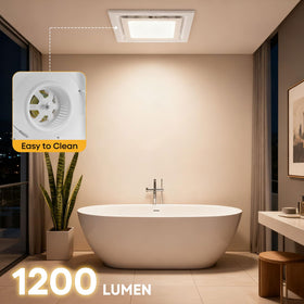 LUMLLSAJI fits a 10x10 in ceiling opening for retrofit.