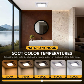 LUMLLSAJI five-color LED option offers 2700K–6500K lighting for any mood