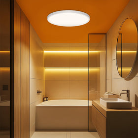 LUMLLSAJI bright, even illumination for living rooms and offices.