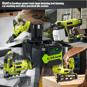 Lummina slim-profile battery designed to fit ONE+ tool docks.