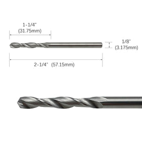 LU&amp;MN 1/8in solid carbide point close-up highlights durable tip for smooth cuts