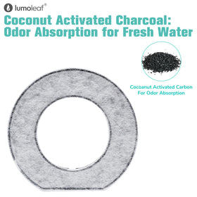 LumoLeaf coconut charcoal filter for 70oz bowl odor control