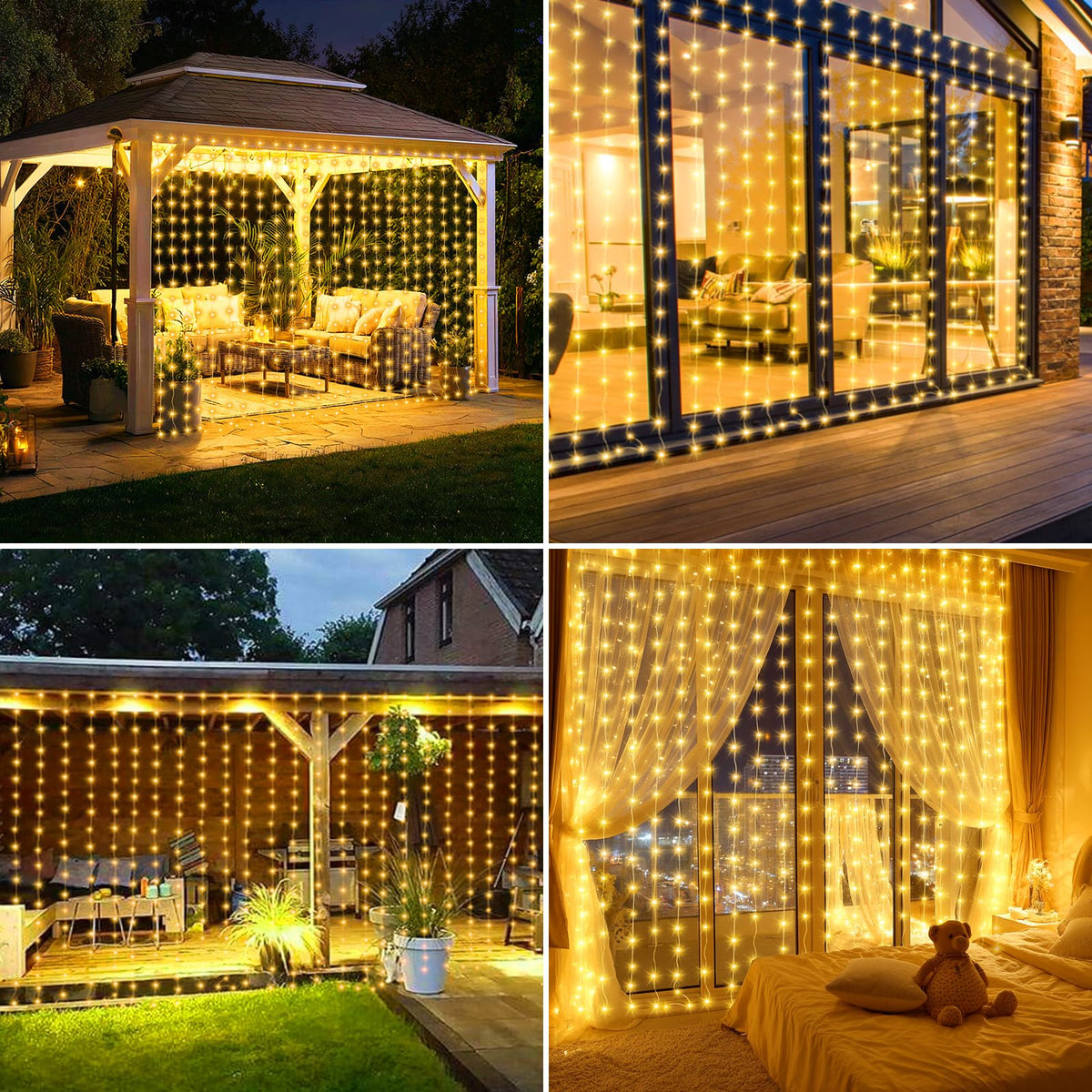 Lumry Go twinkle fairy lights ideal for weddings and outdoor events.