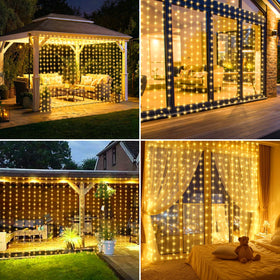 Lumry Go twinkle fairy lights ideal for weddings and outdoor events.
