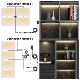 Lumtide 2.4G remote provides wall-to-wall brightness control.