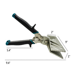 Luna Crates seamer used on roof flashing for clean, professional edges