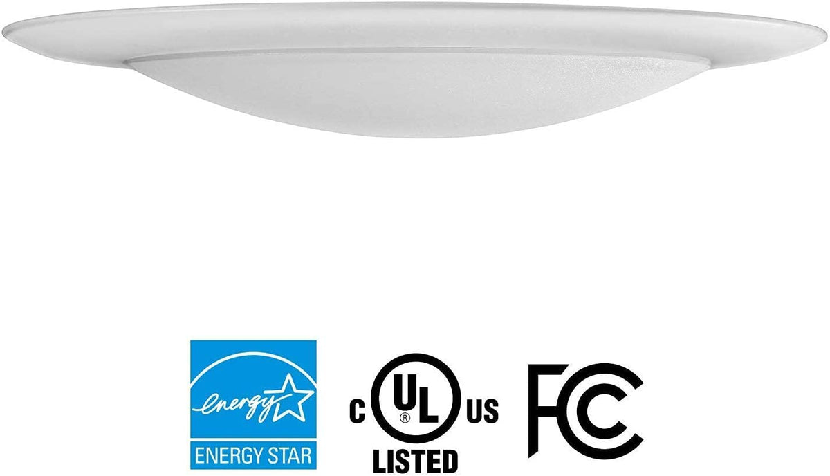 Lunabode LED flush mount with 4/6-inch J-box compatibility for easy install