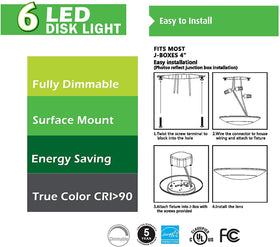 Lunabode LED 5000K bright white lighting for kitchens.
