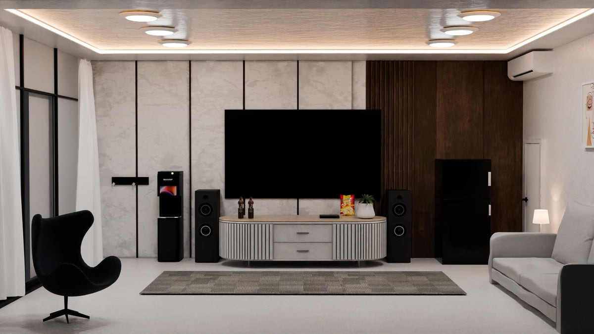 Lunabode LED ceiling light providing warm white illumination for cozy spaces