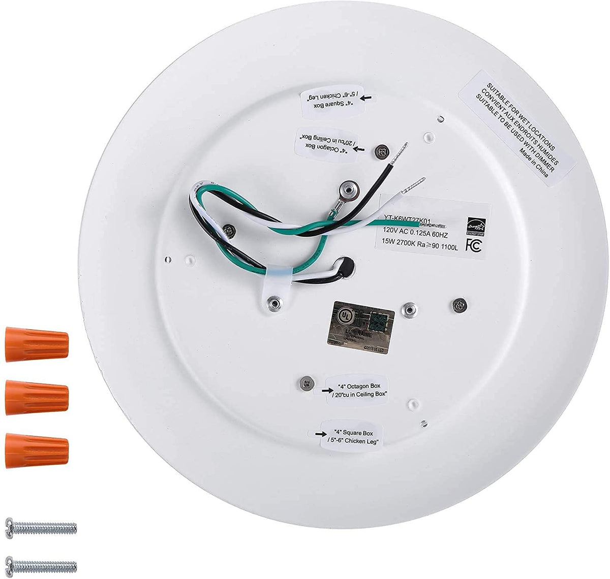Lunabode LED Energy Star disk light promises efficient daytime use.