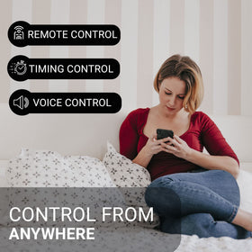 Lunabode LED Smart Plug remote access for control from anywhere.