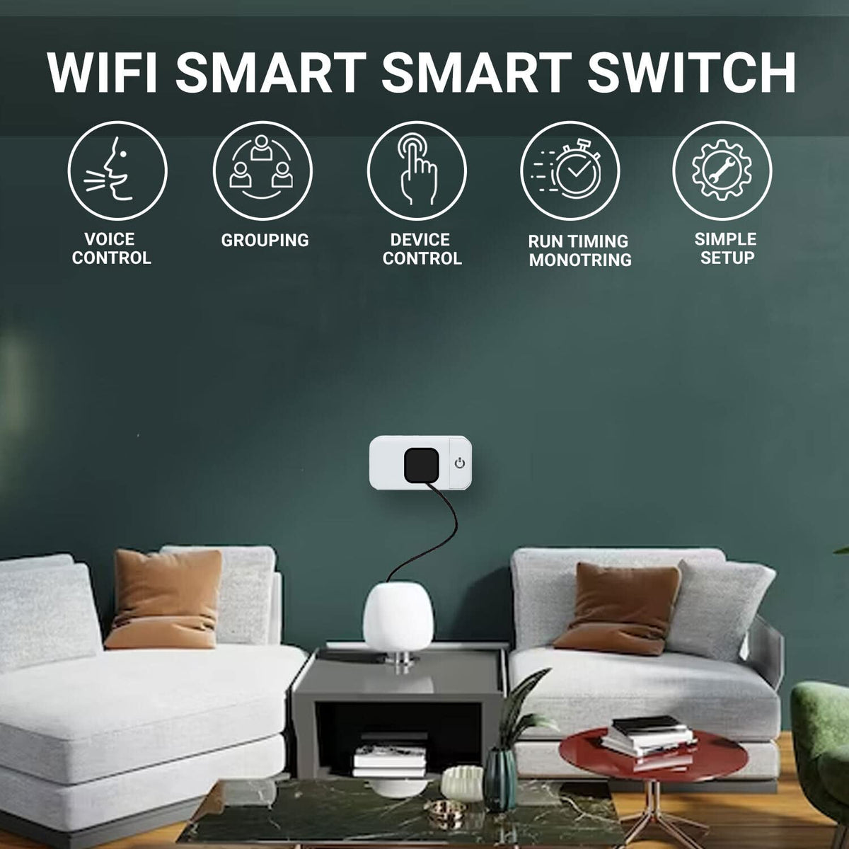 Lunabode LED Smart Plug timer and schedule for automation.