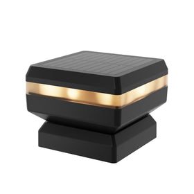 Lunilly 4-pack lights define fence lines for a polished outdoor space.