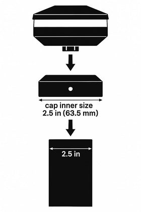 Lunilly easy-pop-on installation requires no wiring.